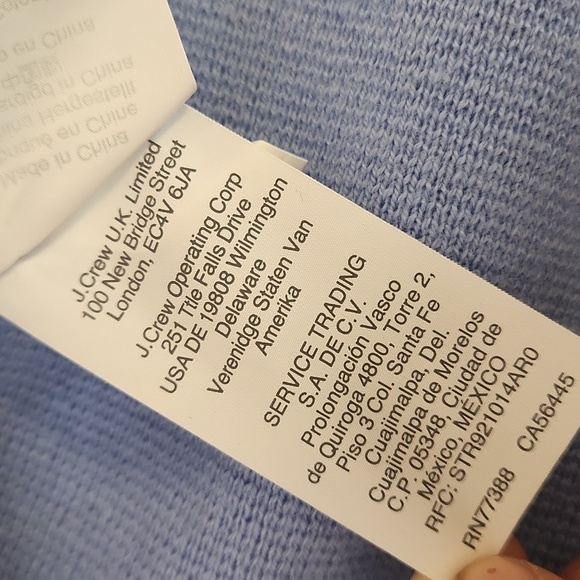 J.CREW Wool Blend Sophie Open Front Sweater Blazer Patch Pockets, size XL - Picture 11 of 11